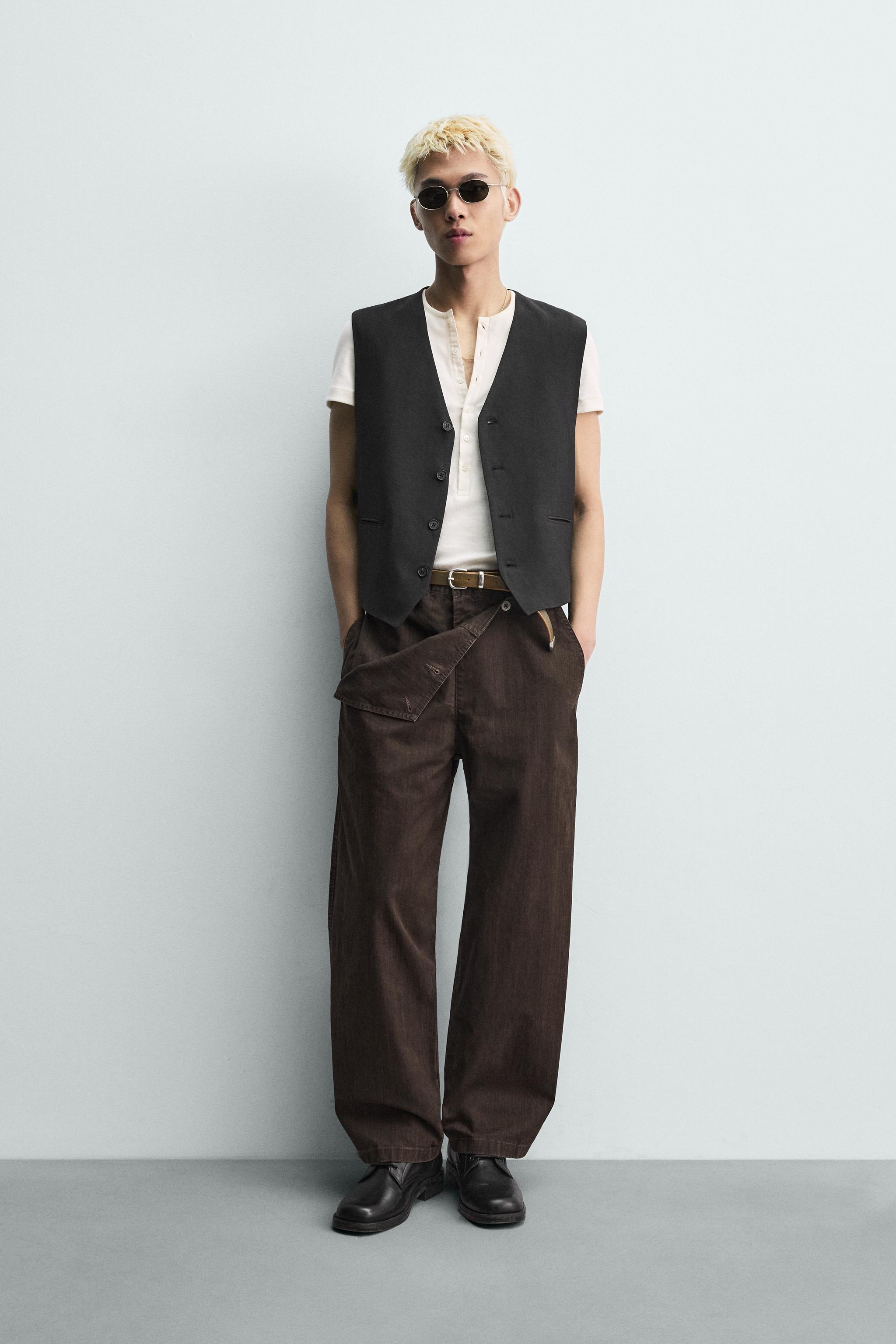 PANTALON COUPE DÉCONTRACTÉE POCHE SALOPETTE
